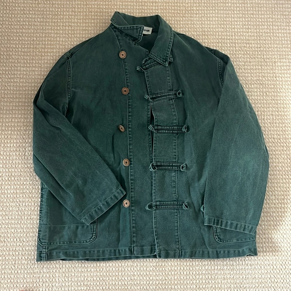 Caron Callahan Green Jacket